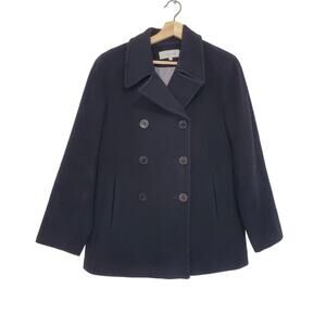 Calvin Klein | Wool Cashmere Blend Warm Double Breasted Peacoat
